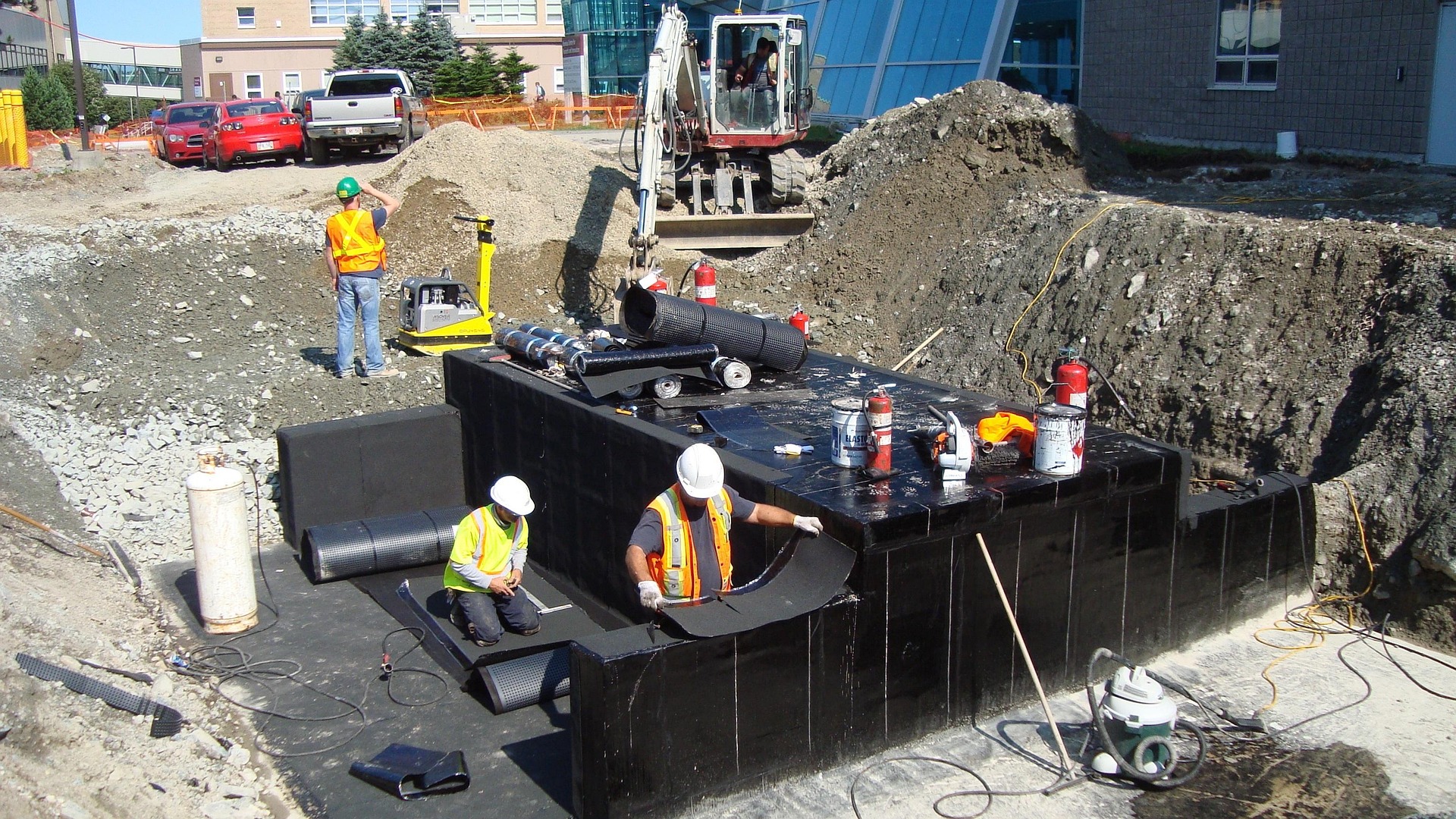 Travaux de construction